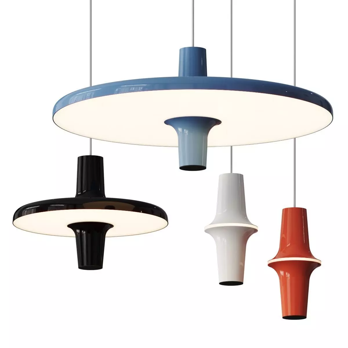 Martinelli Luce Avro Pendant Lamp 3D model