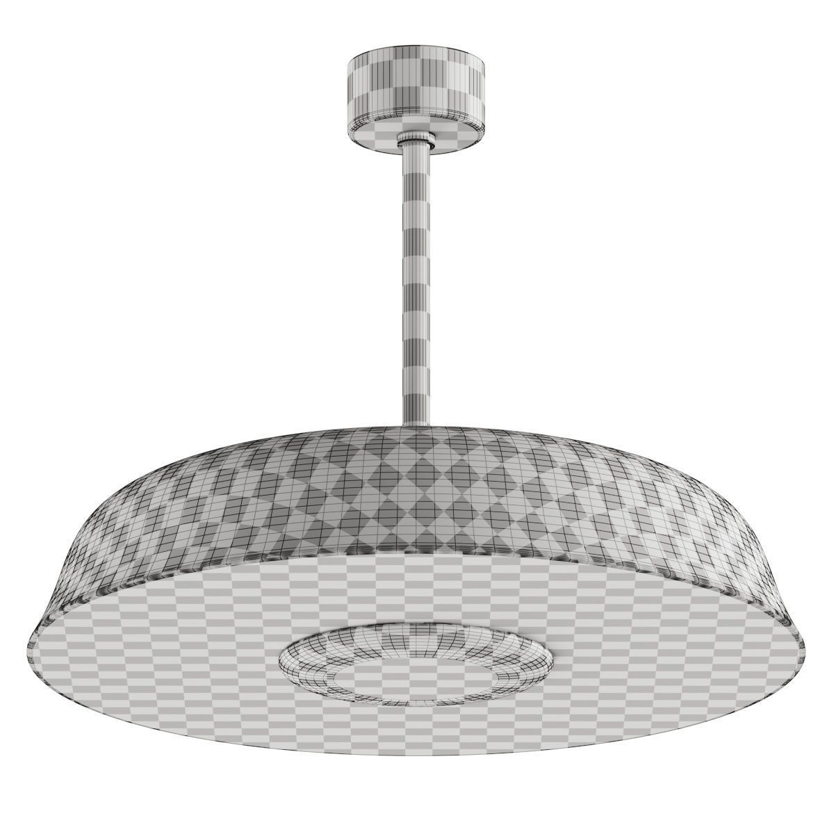 Emmanuel Levet Stenne Alabaster Pendant Lamp 3D model_1