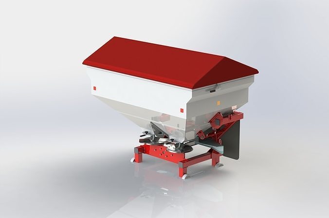 WG 0008 - Mounted mineral fertilizer spreader 3D model