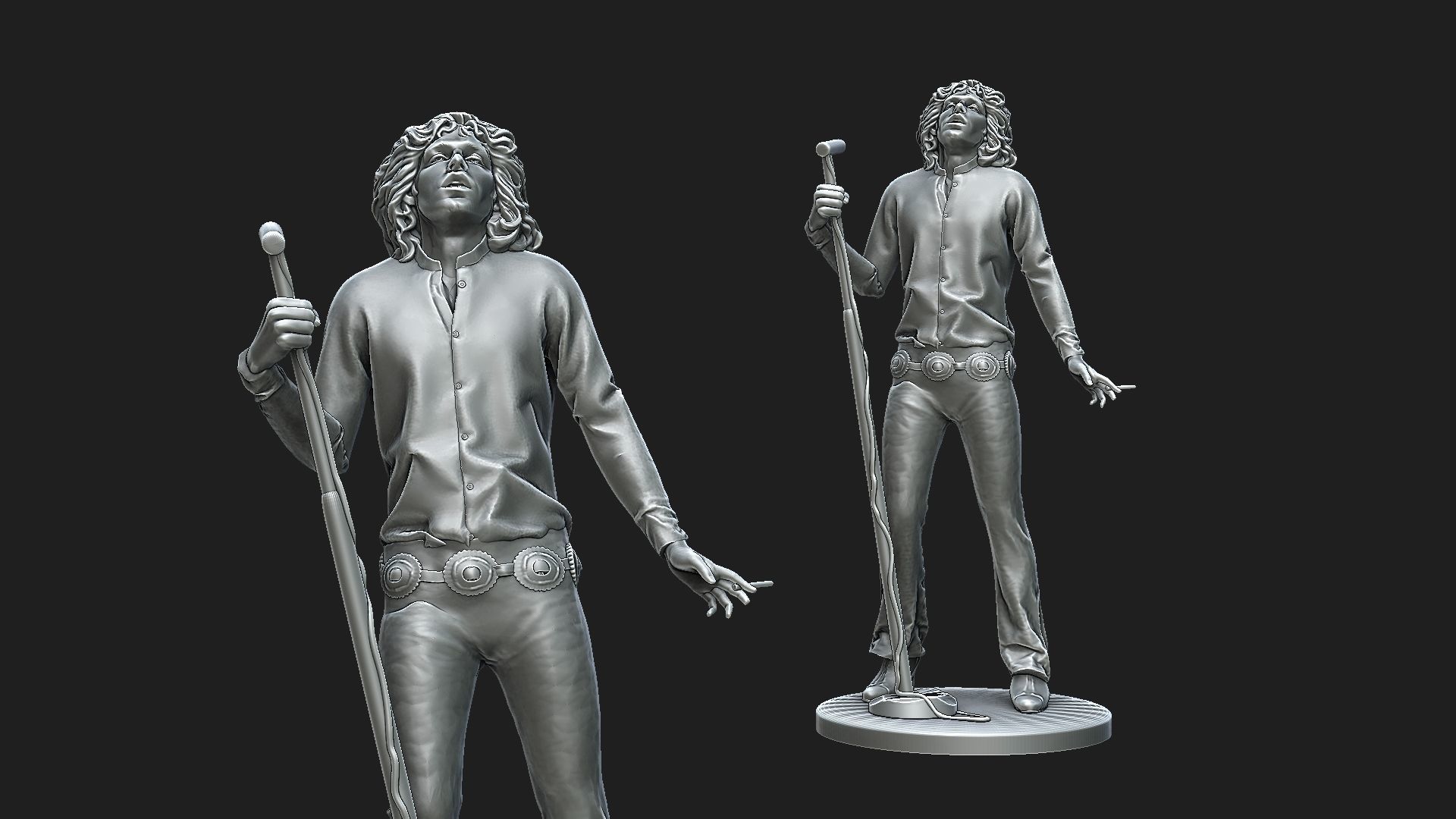 Jim Morrison figure 3D print model_12
