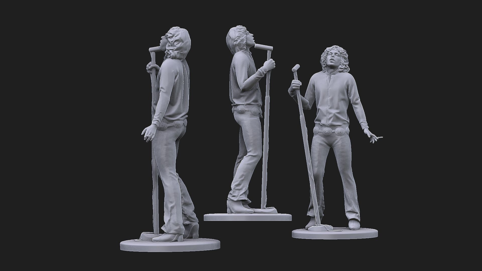 Jim Morrison figure 3D print model_13
