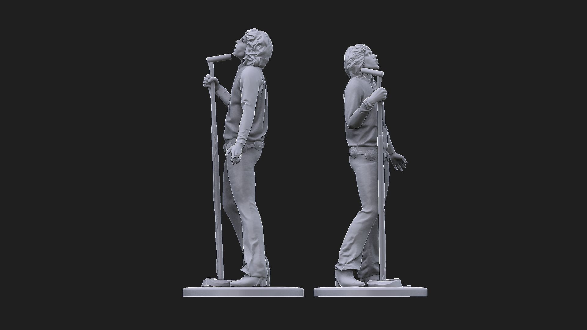 Jim Morrison figure 3D print model_10