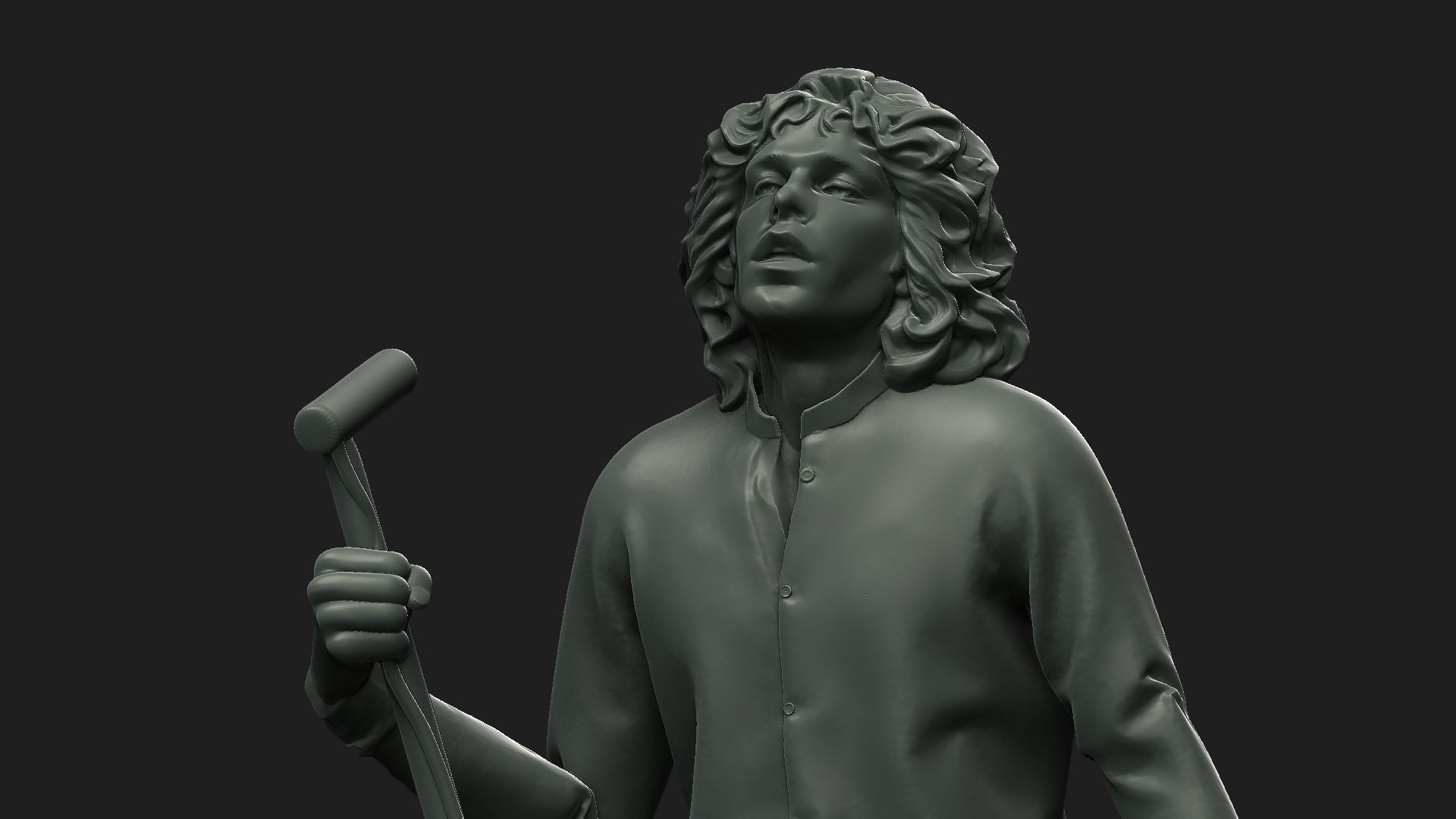 Jim Morrison figure 3D print model_0