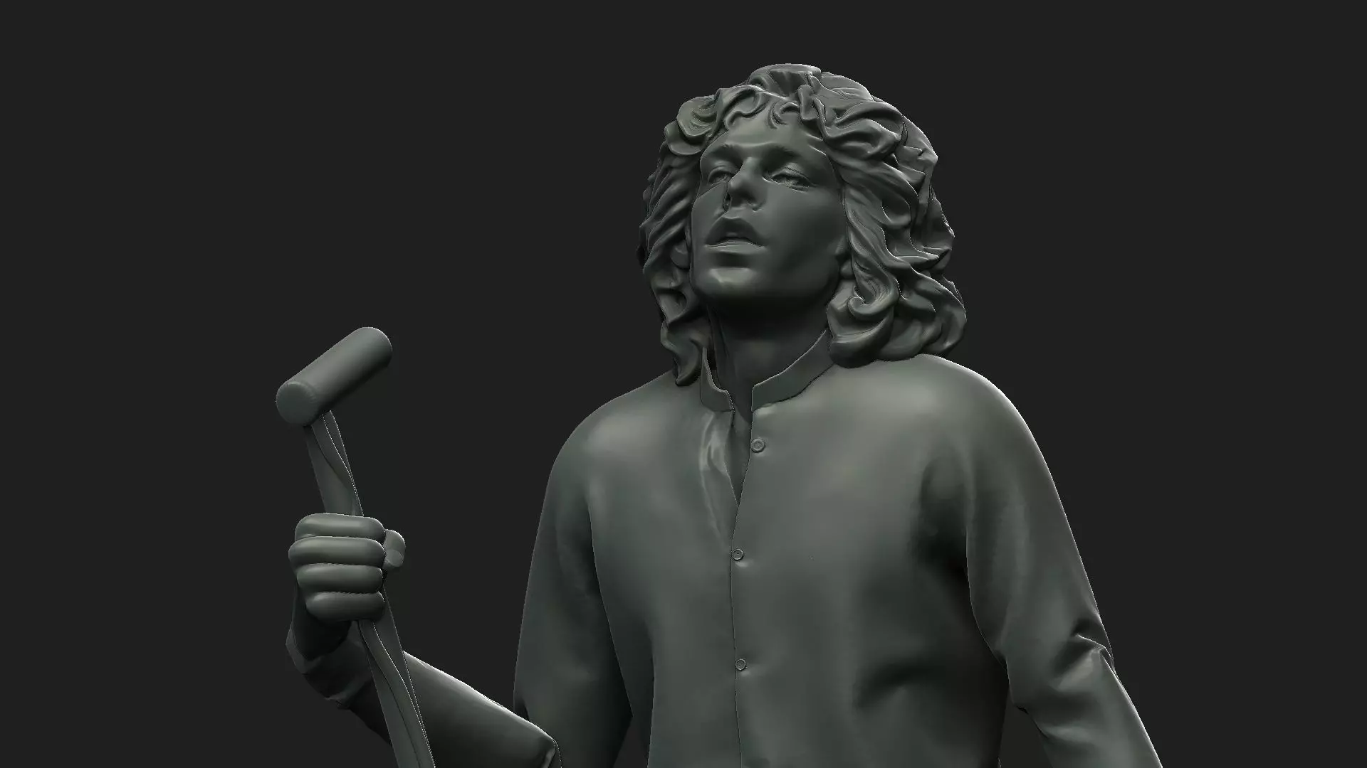 Jim Morrison figure 3D print model_0