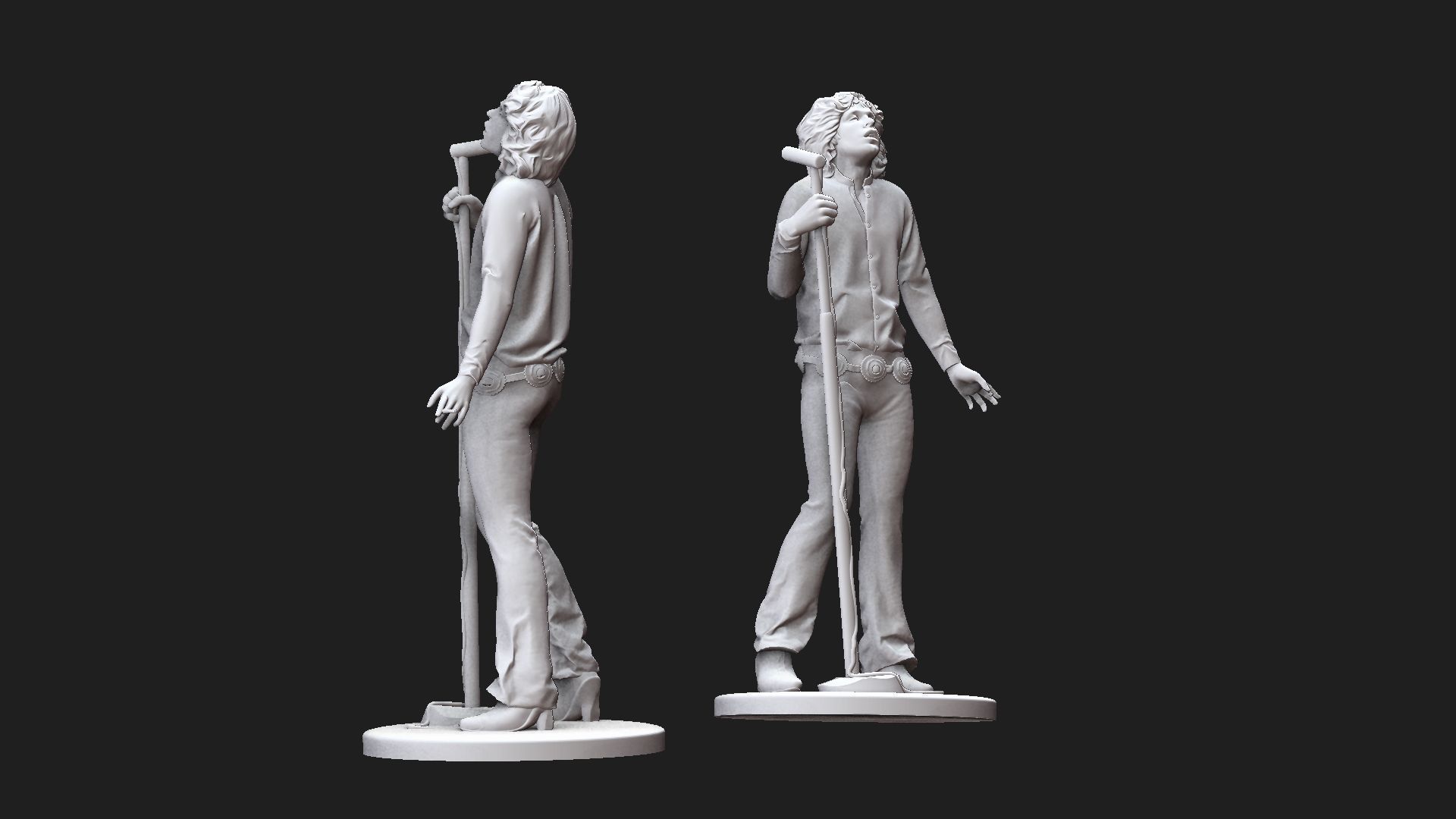 Jim Morrison figure 3D print model_9
