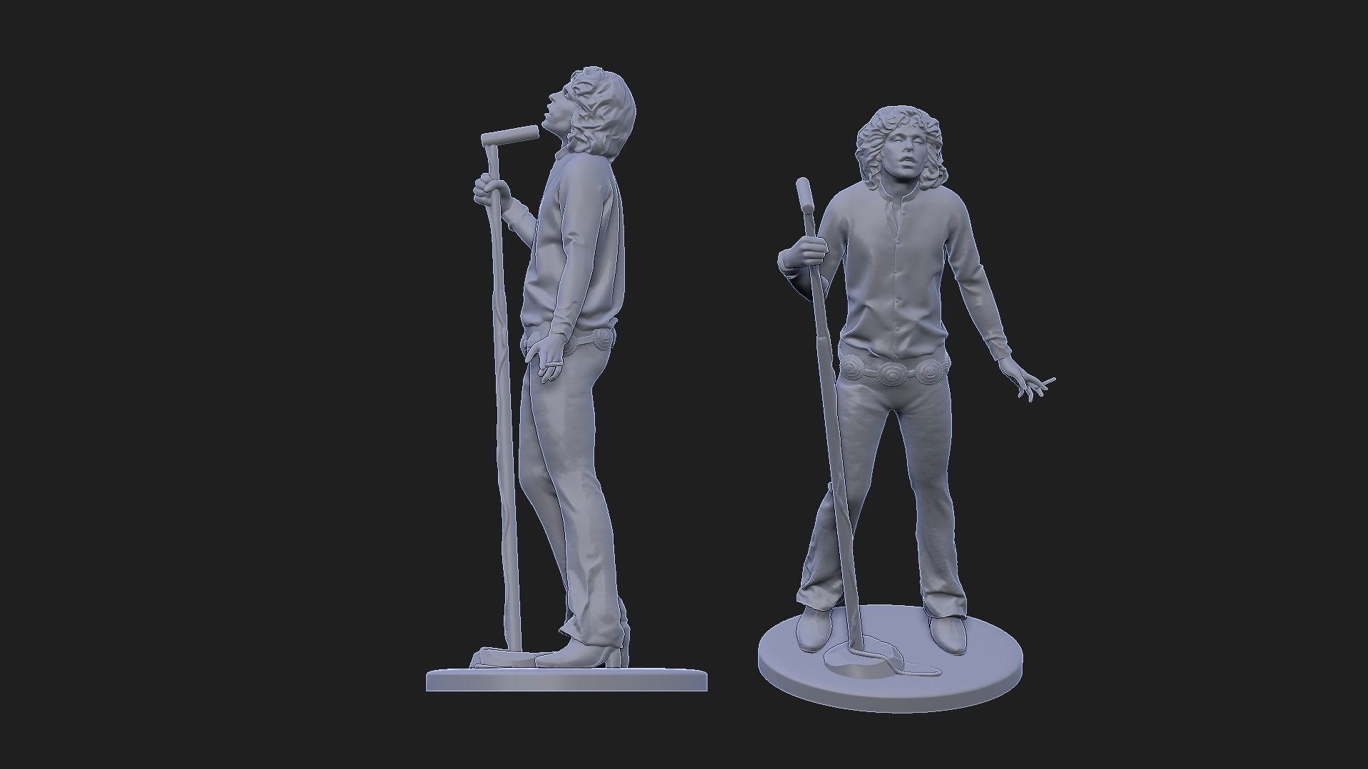 Jim Morrison figure 3D print model_7