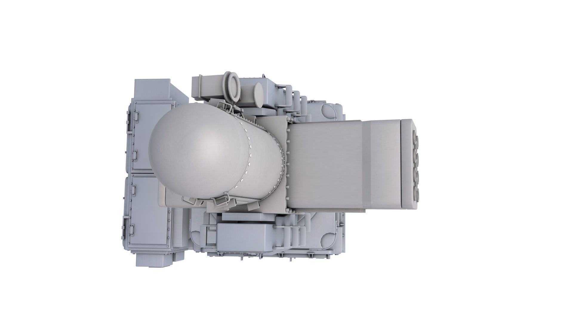SeaRAM Ship Defense System 3D model_4