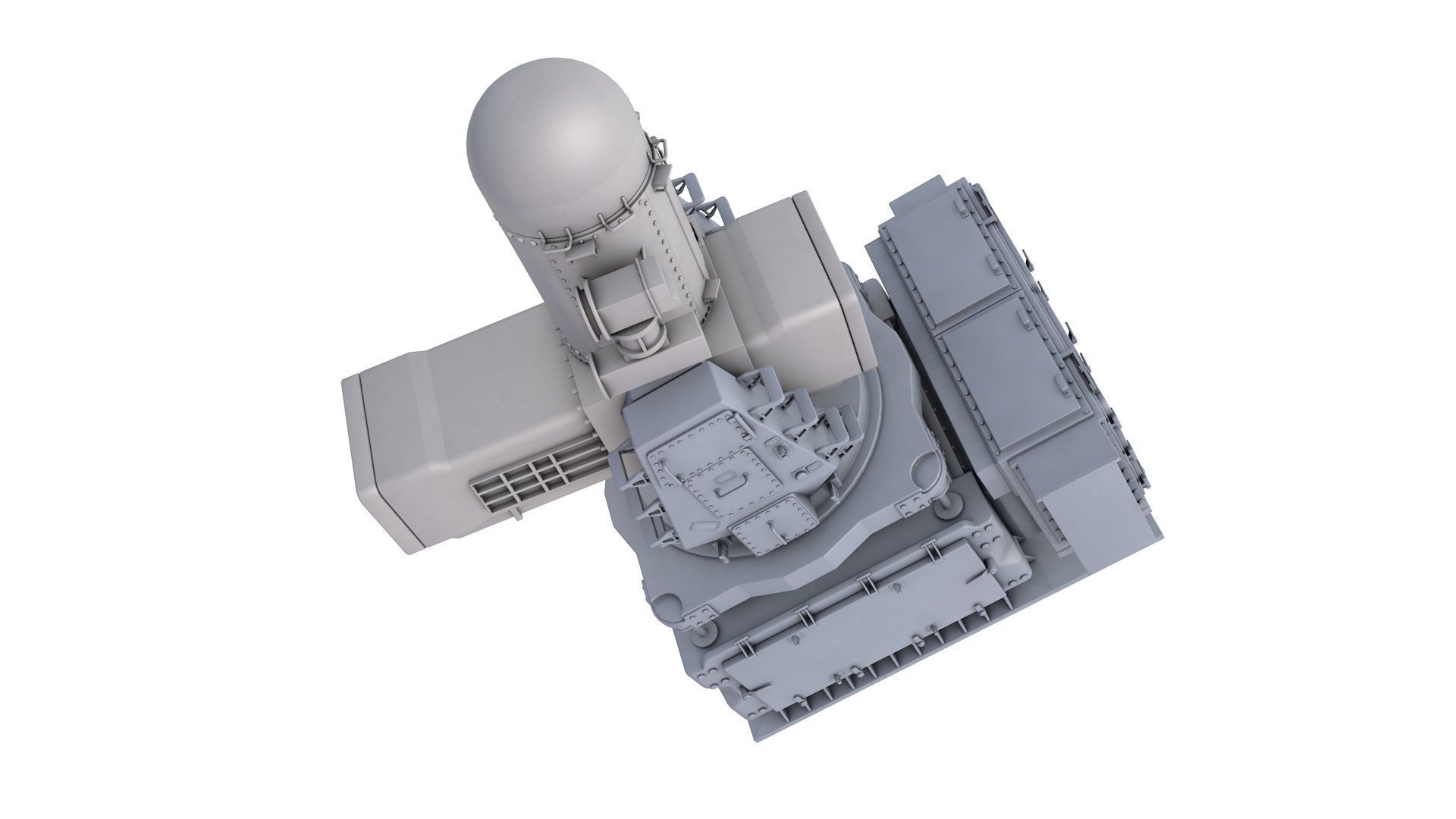 SeaRAM Ship Defense System 3D model_3
