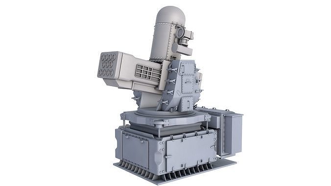 SeaRAM Ship Defense System 3D model