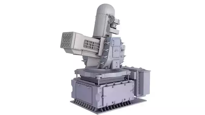 SeaRAM Ship Defense System 3D model