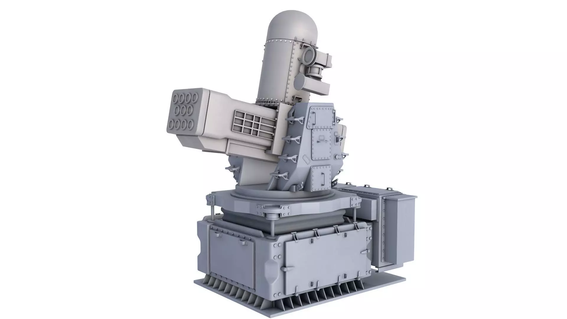 SeaRAM Ship Defense System 3D model_0