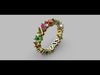 2x4mm Baguette Pendant 3D print model_1
