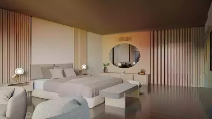 Complete Modern Luxury Bedroom
