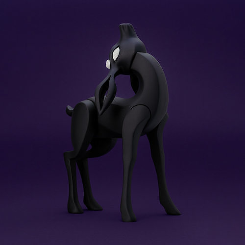 Deer Cervus Minimalist Ornament Decoration toy 3D print model