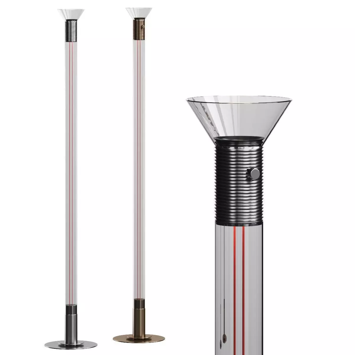 Martinelli Luce Dia Floor Lamp 3D model