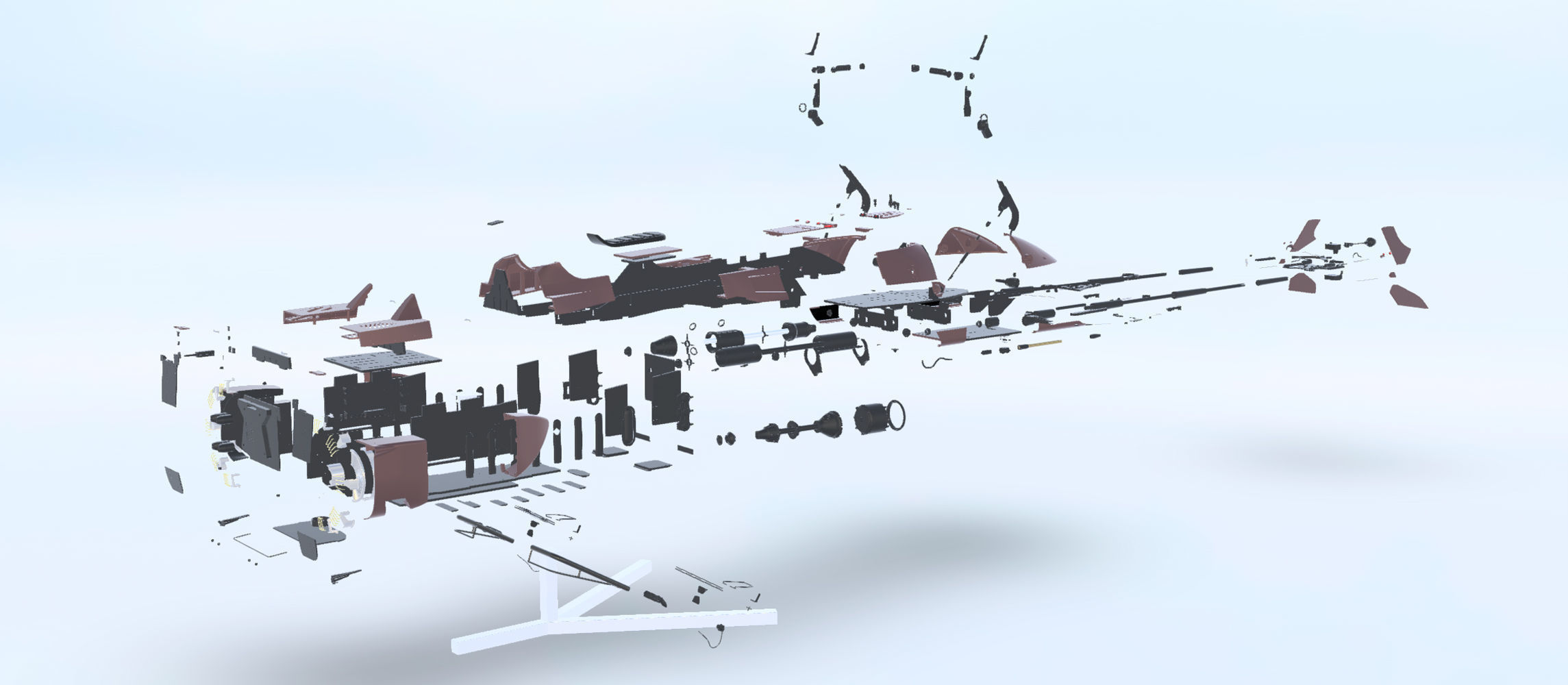 74z Speeder Bike  Full Scale ROTJ 3D print model_10