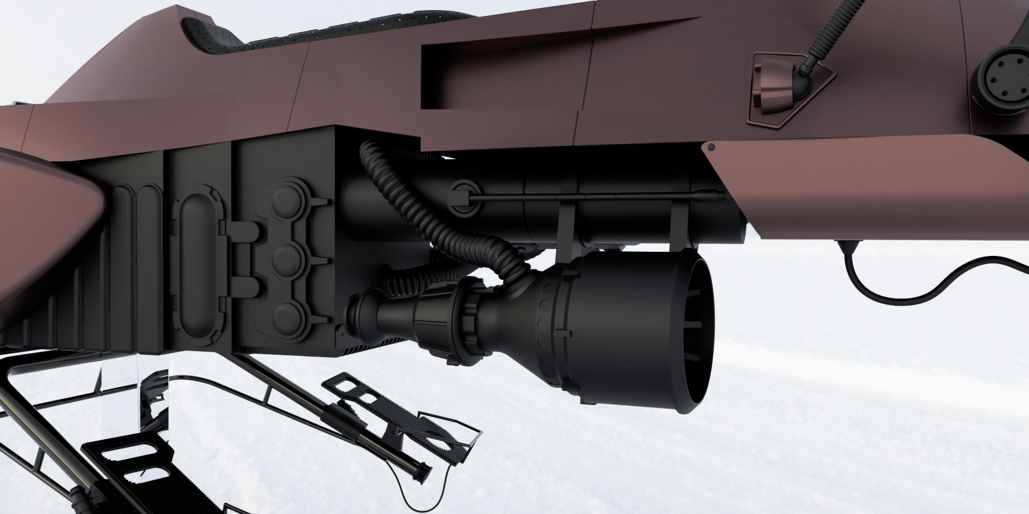 74z Speeder Bike  Full Scale ROTJ 3D print model_15