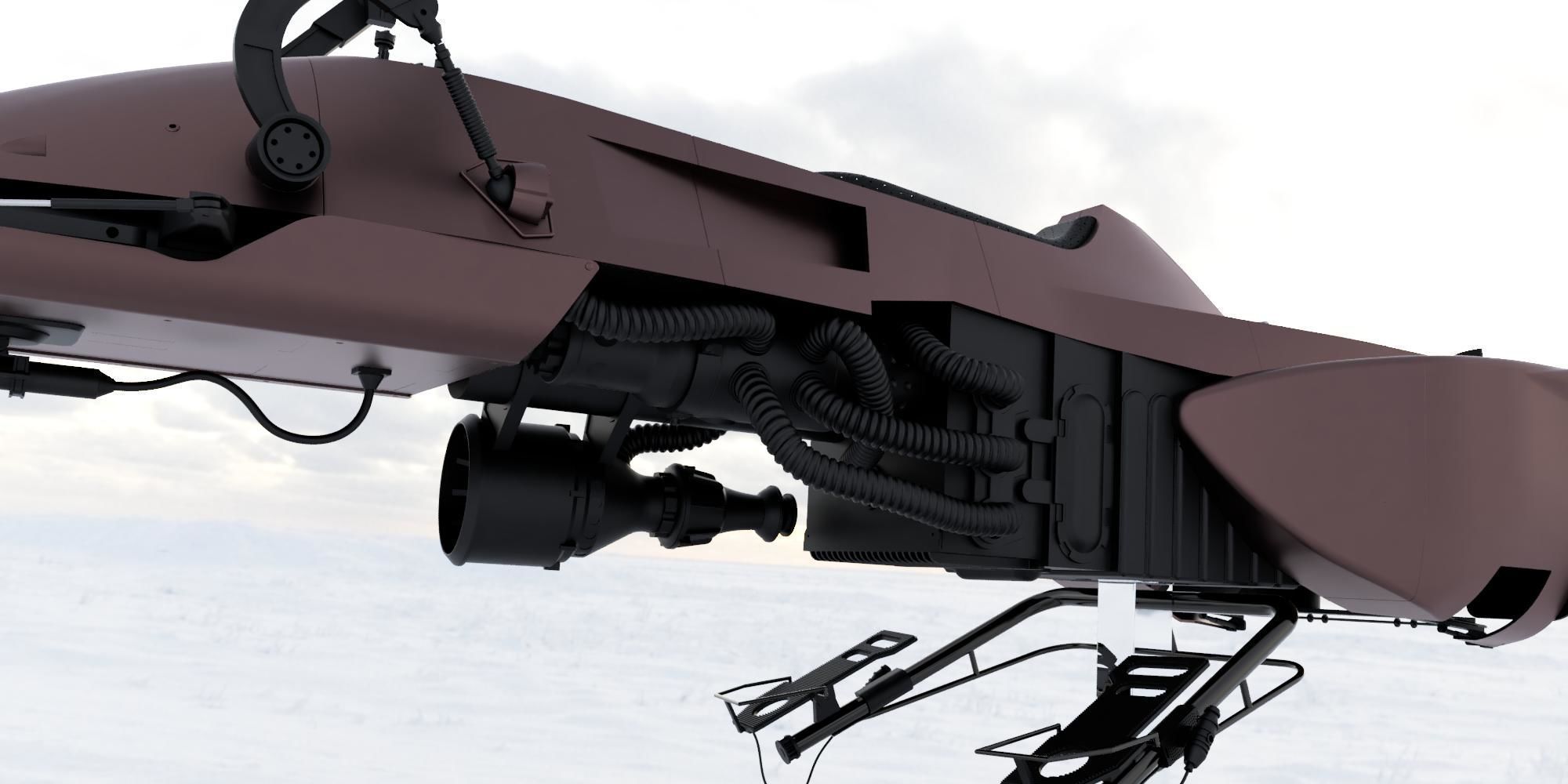 74z Speeder Bike  Full Scale ROTJ 3D print model_14