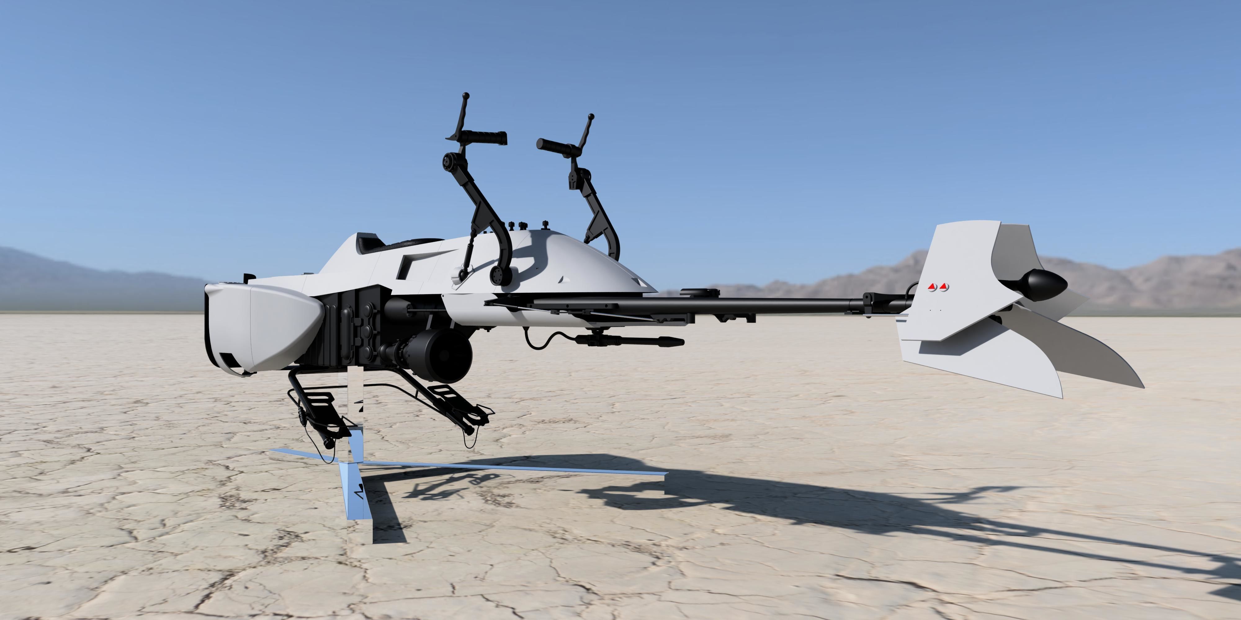 74z Speeder Bike  Full Scale ROTJ 3D print model_11