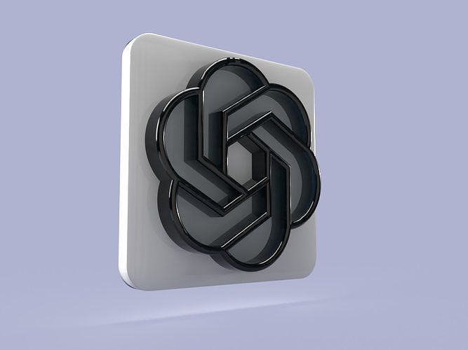 Chatgpt Logo 3D Illustrations - Free Download 3D model