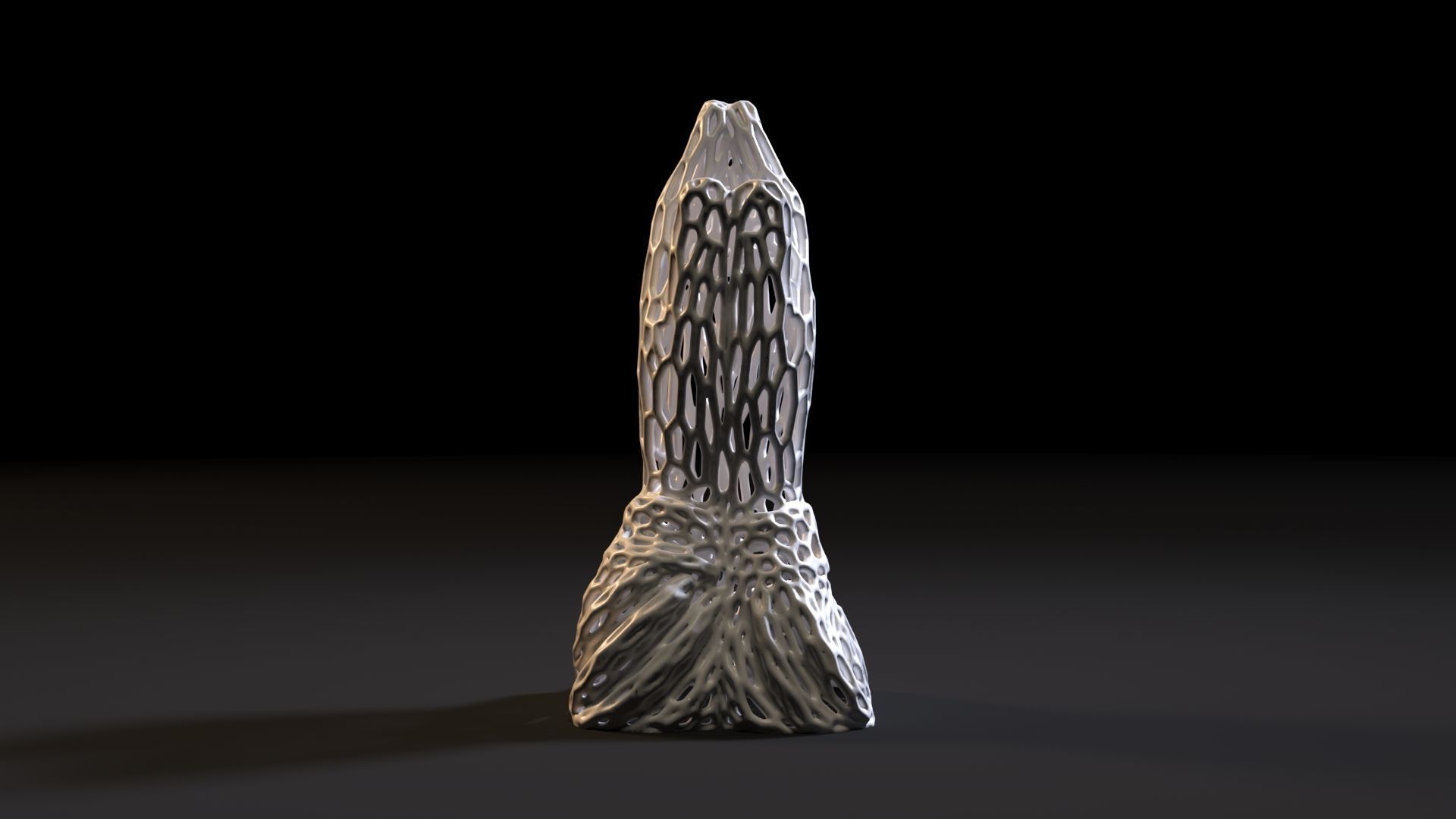 Praying Hands Voronoi 3D print model_3