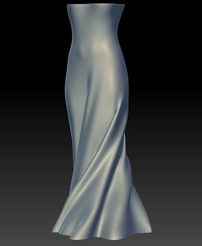 Turn around Dress vase base V2 3D print model