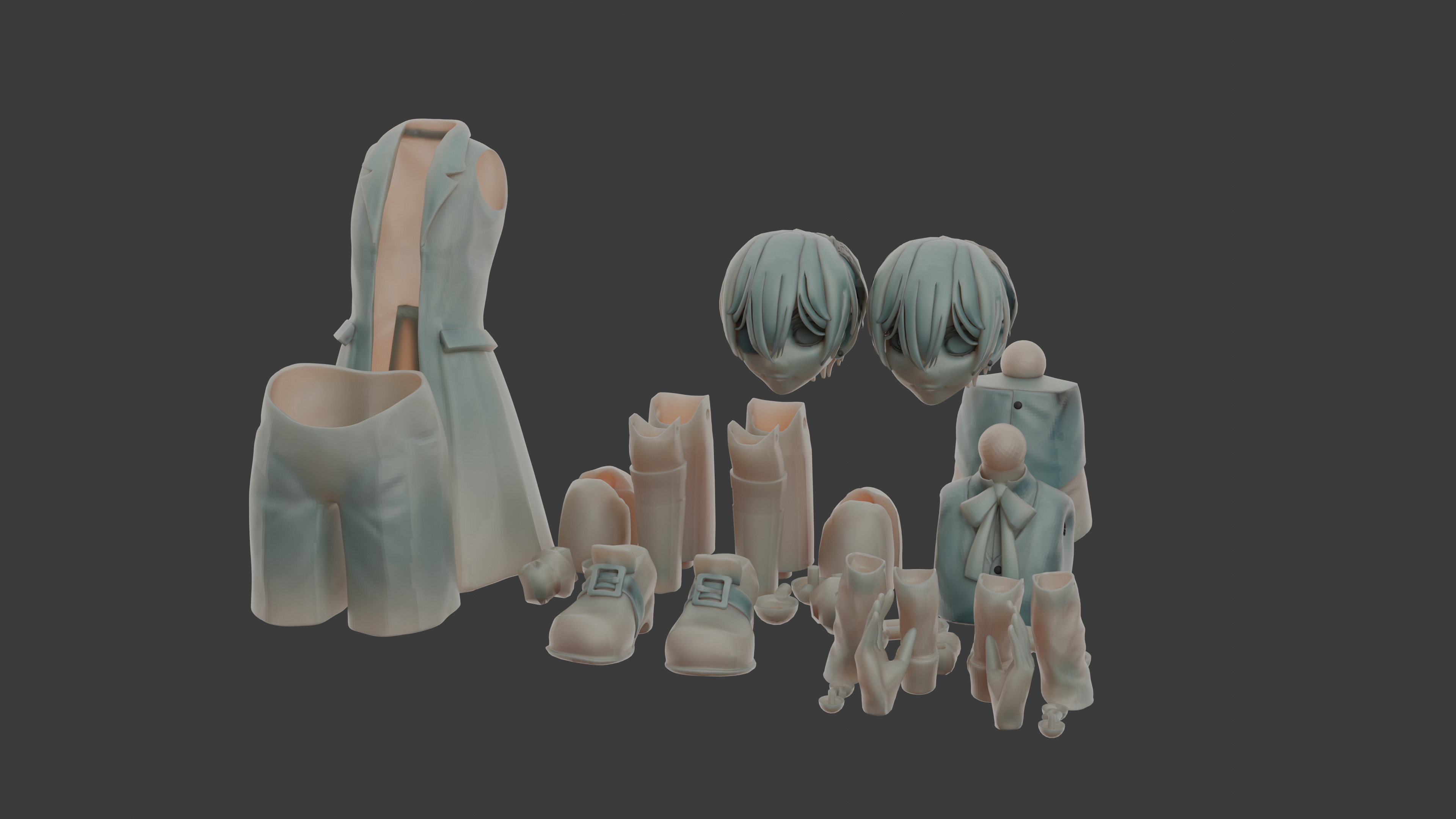 Ciel - Black Butler - Resin Action Figure - Anime Statue 3D print model_1