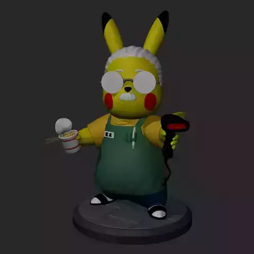 Pikachu Sakamoto Days 3D print model