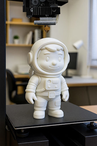 3D Astronaut Character for Printing 3D print model