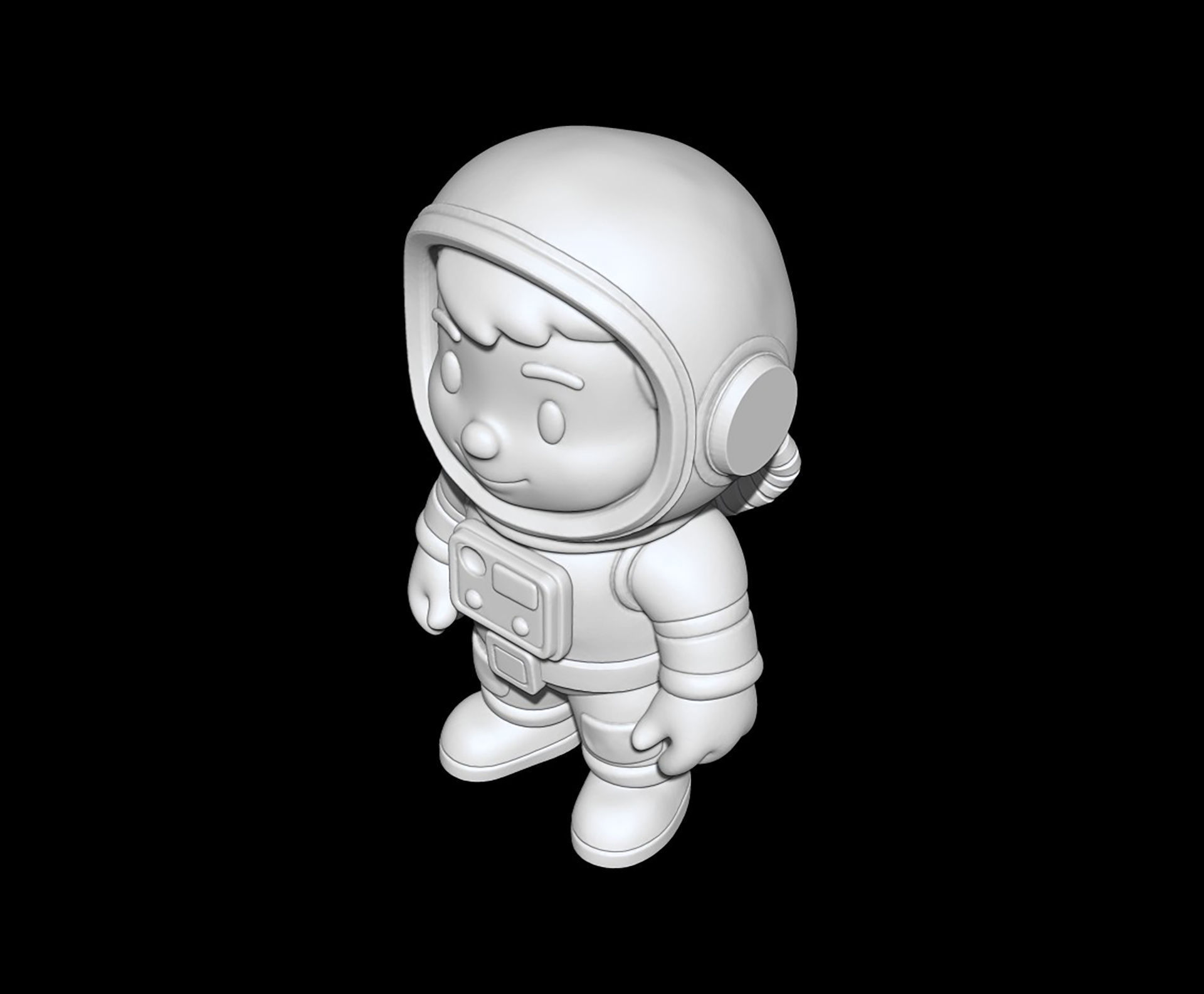 3D Astronaut Character for Printing 3D print model_2