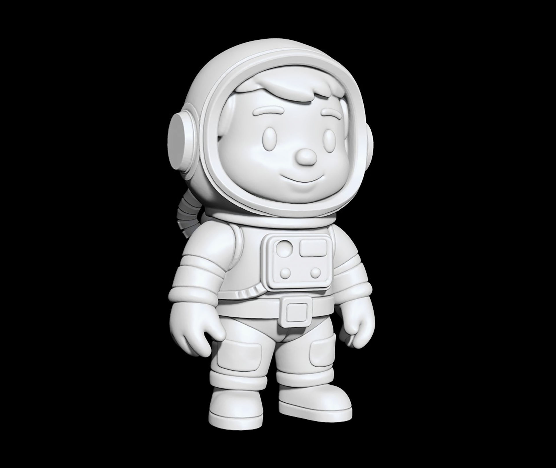 3D Astronaut Character for Printing 3D print model_7