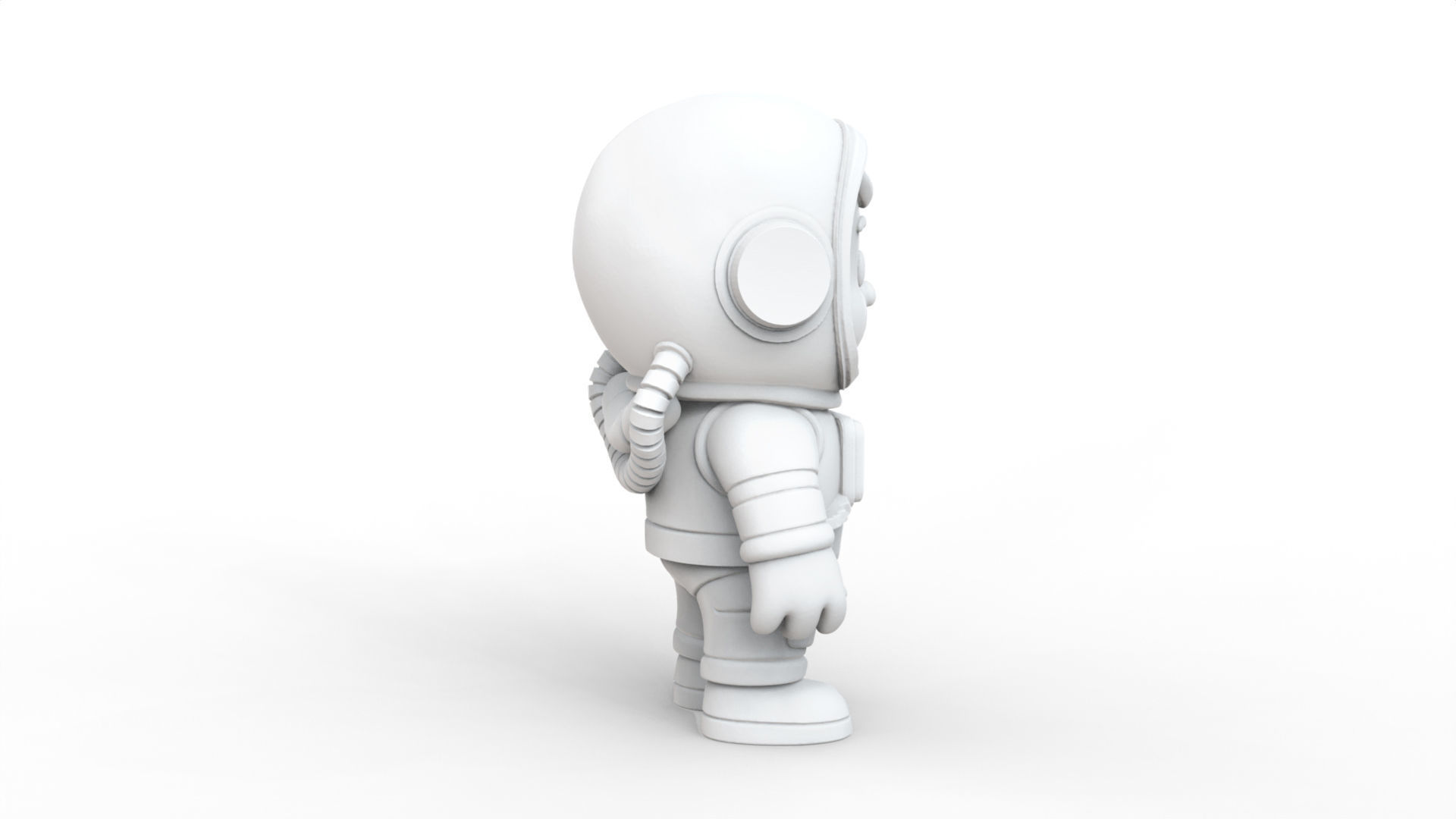 3D Astronaut Character for Printing 3D print model_6