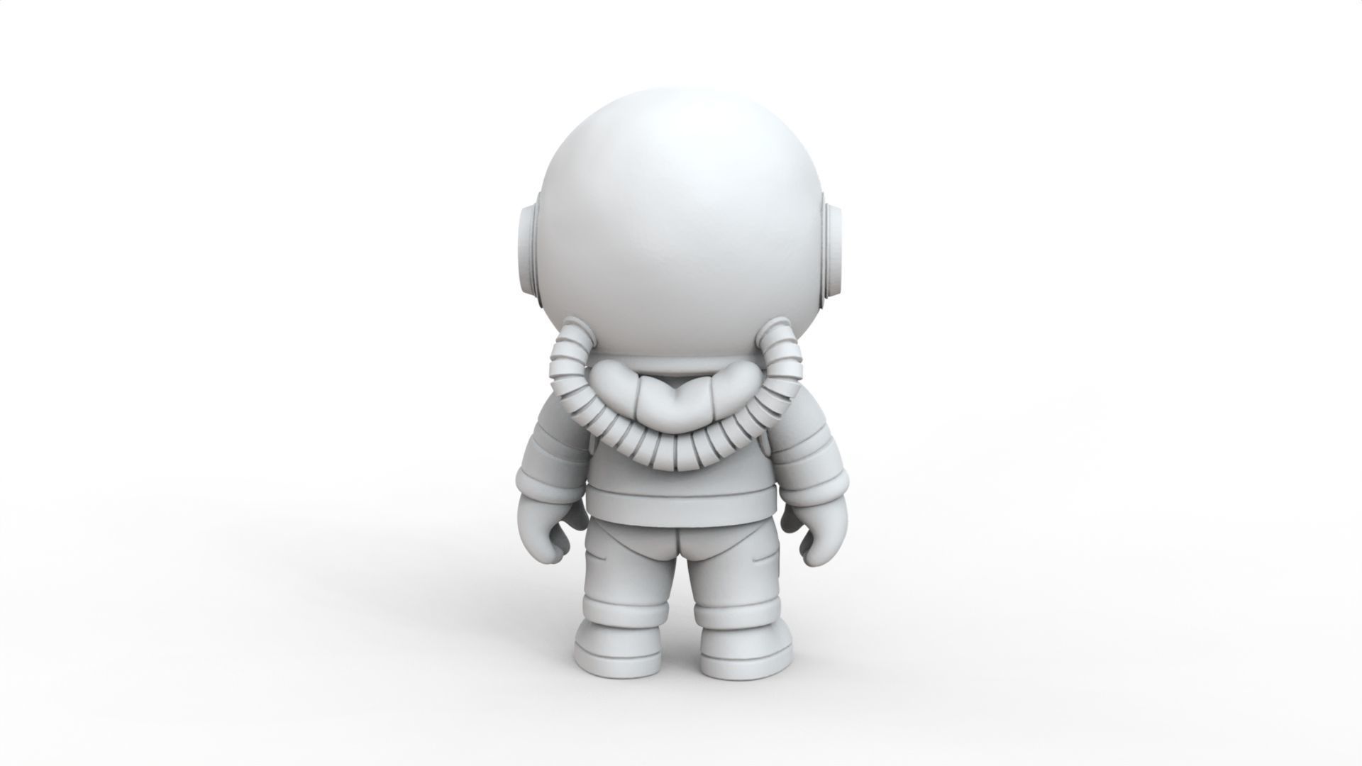 3D Astronaut Character for Printing 3D print model_5