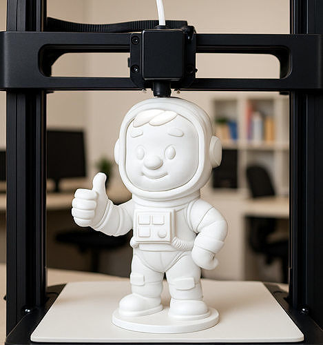 Astronaut Cartoon Character 3D Model STL Ready to Print 3D print model