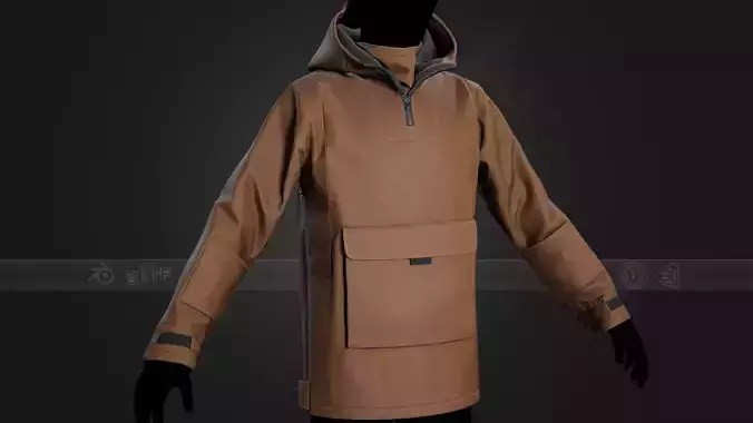 Brown Anorak Jacket 