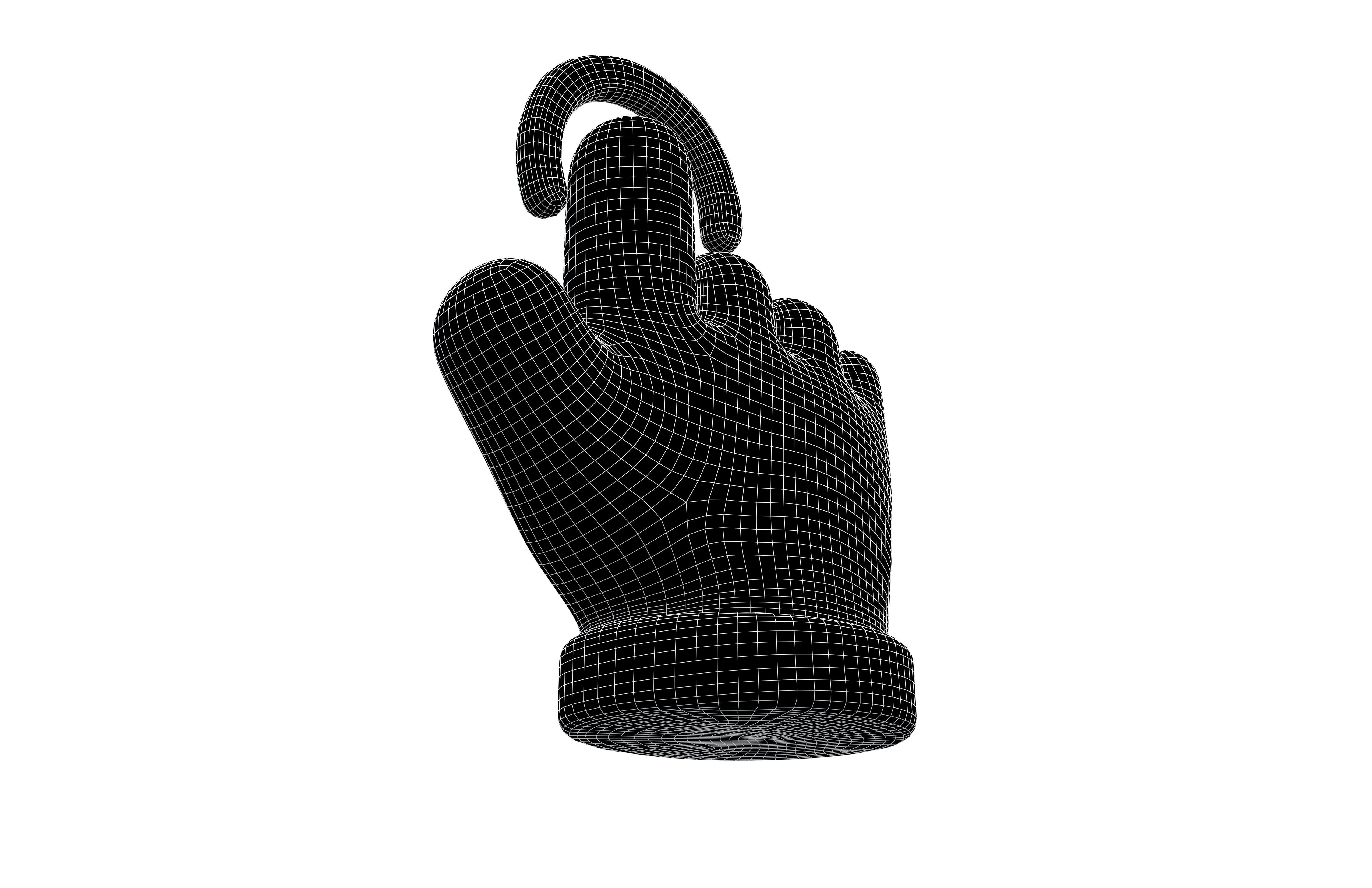 Touch Icon v1 002 Low-poly 3D model_7