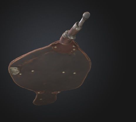 Antique Fireplace Bellows 3D Model 3D model_3