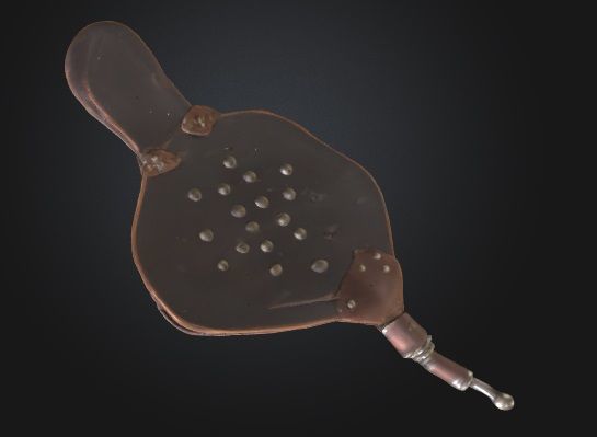 Antique Fireplace Bellows 3D Model 3D model_4