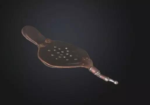 Antique Fireplace Bellows 3D Model 3D model_0