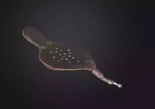 Antique Fireplace Bellows 3D Model 