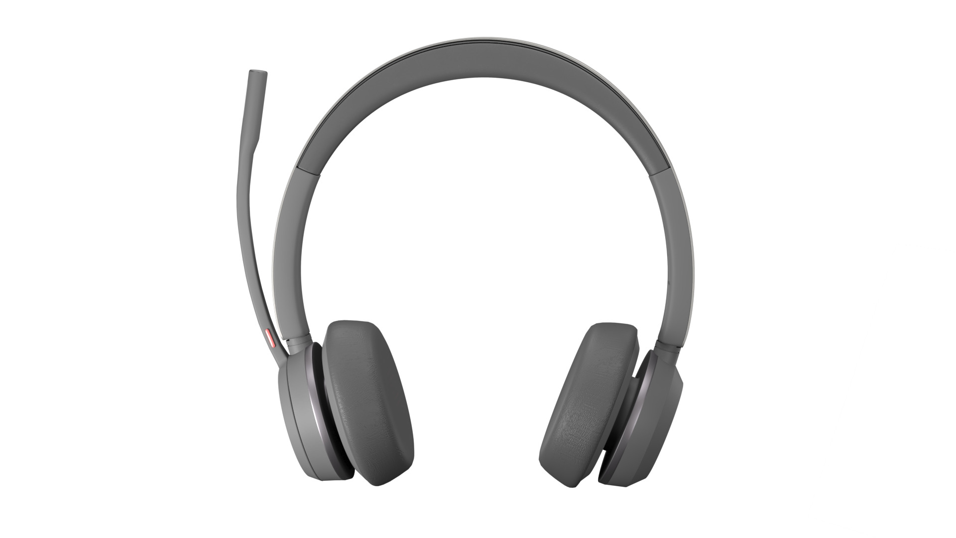 On-Ear Stereo Headphones with Microphone 3D model_2