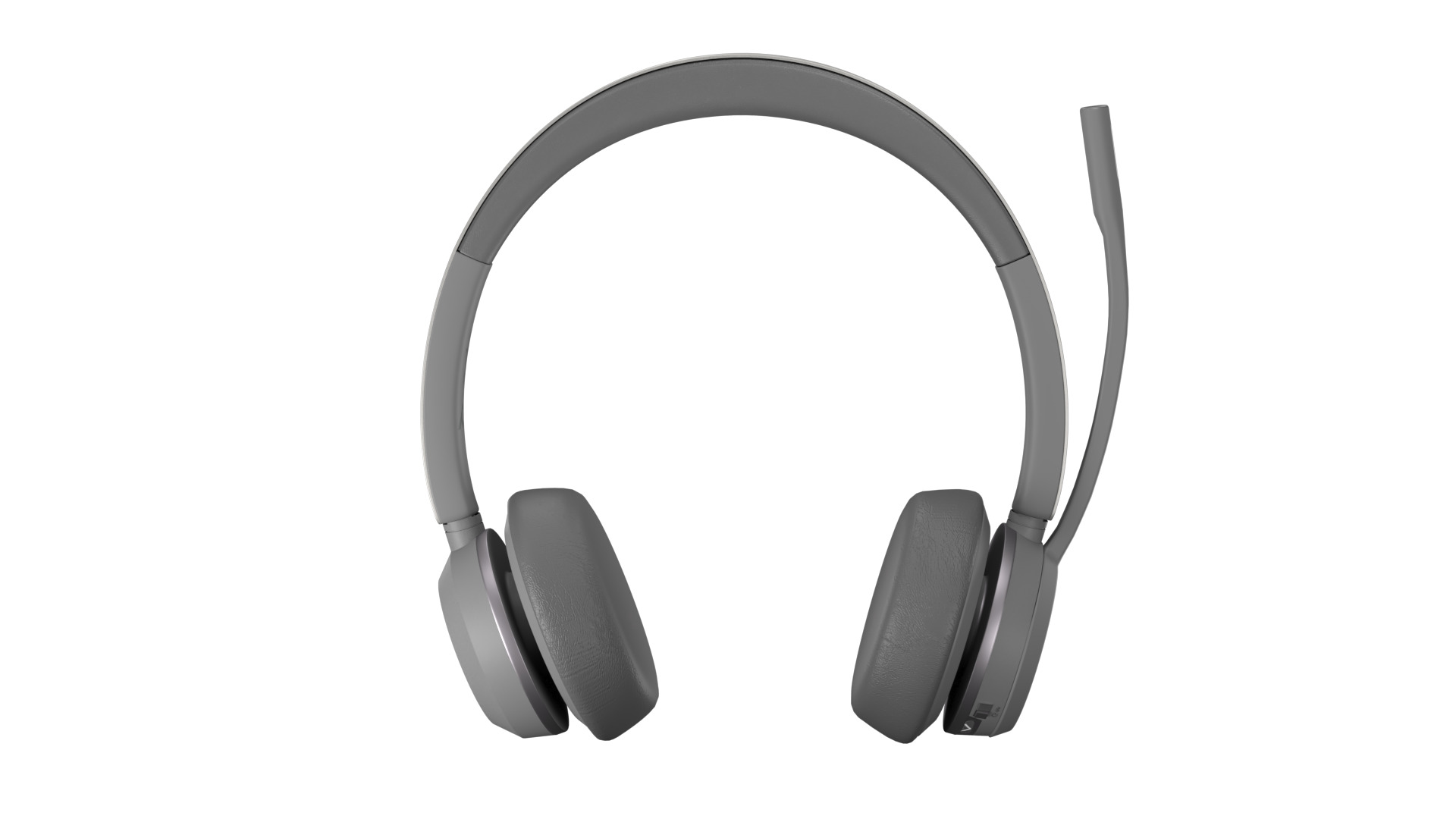 On-Ear Stereo Headphones with Microphone 3D model_9