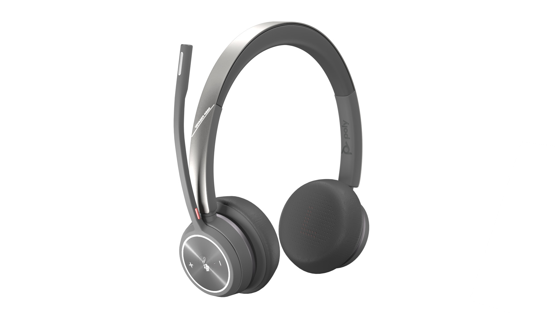 On-Ear Stereo Headphones with Microphone 3D model_16
