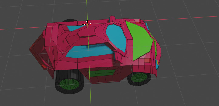 coche carreras 3D model_2