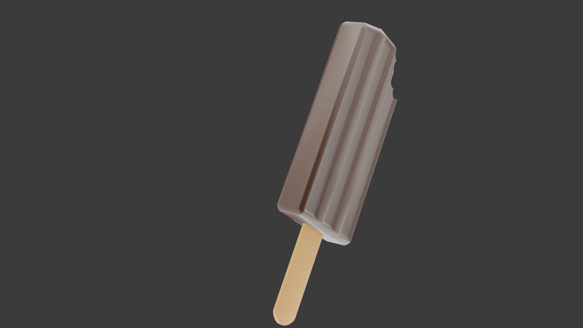 Ice Cream Bar Low-poly 3D model_2