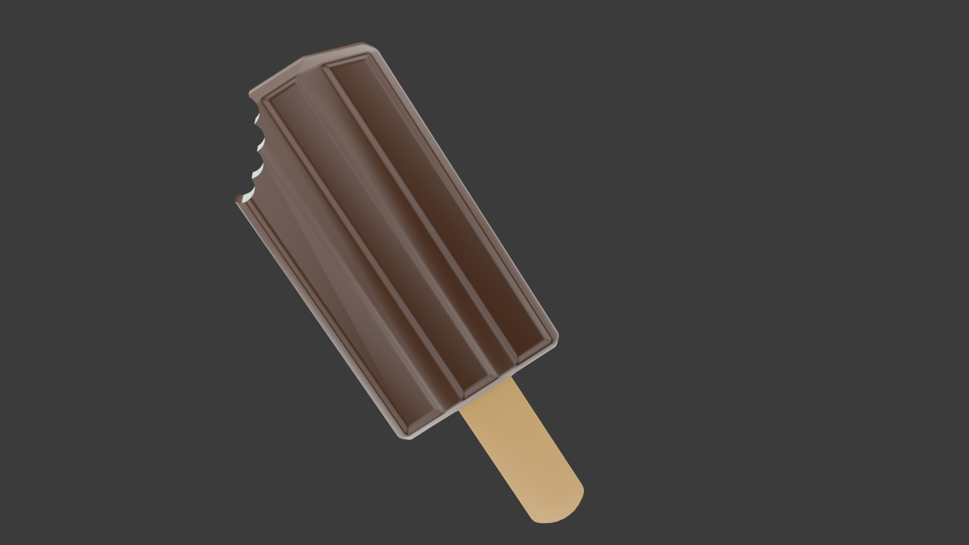 Ice Cream Bar Low-poly 3D model_5