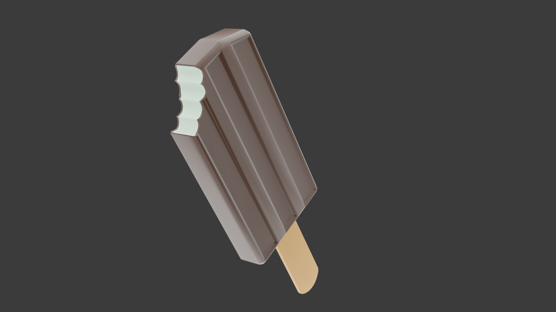Ice Cream Bar Low-poly 3D model_6