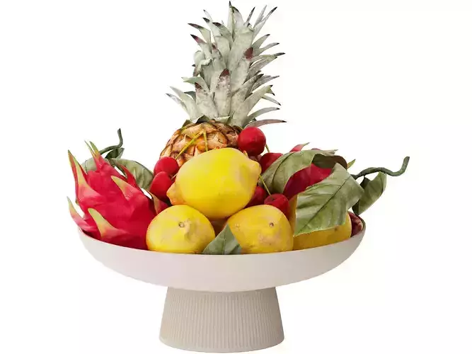 bowl of tropical fruits 12