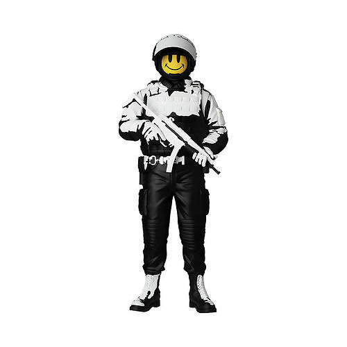 Smiley Trooper Banksy Cop toy 3D print model