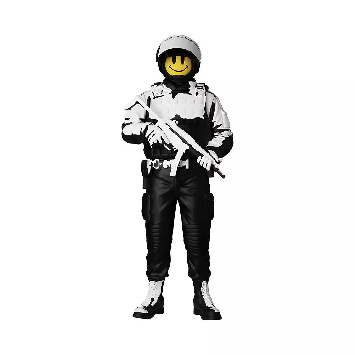 Smiley Trooper Banksy Cop toy 3D print model